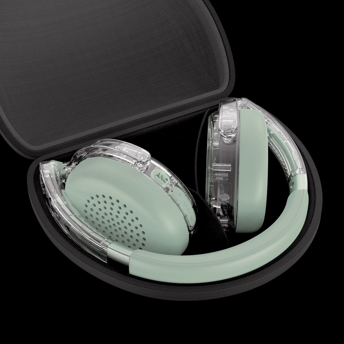 Mixx Trådløse On-Ear Høretelefoner StreamQ Go ANC Clear Grøn
