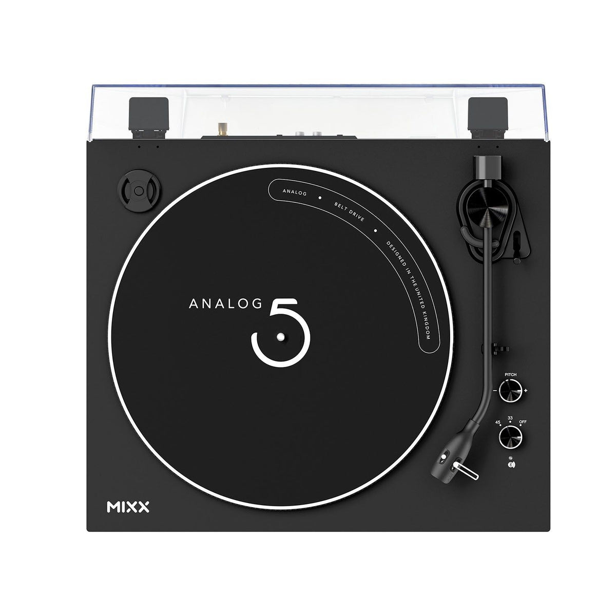 Mixx Analog 5 Vinyl-Afspiller Stereo Sort
