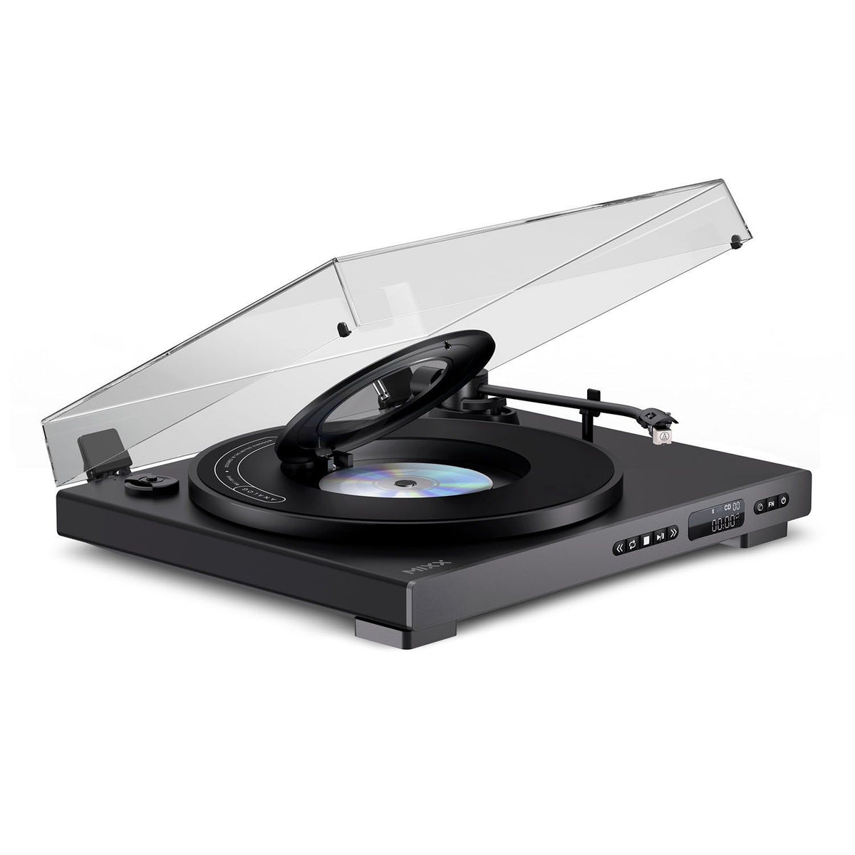Mixx Analog Plus 2-i-1 Vinyl- og CD-Afspiller Sort