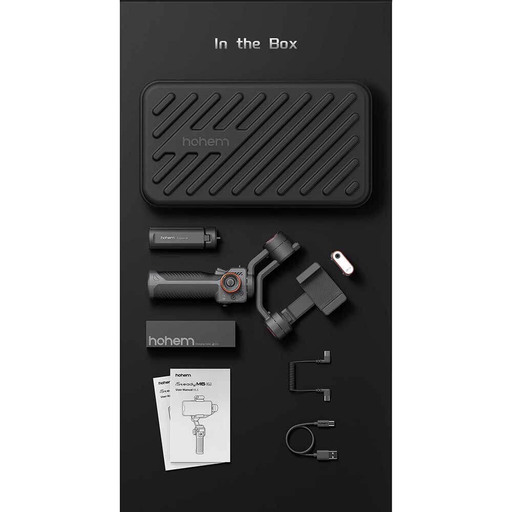 Hohem iSteady M6 Smartphone Gimbal Sort Kit med AI