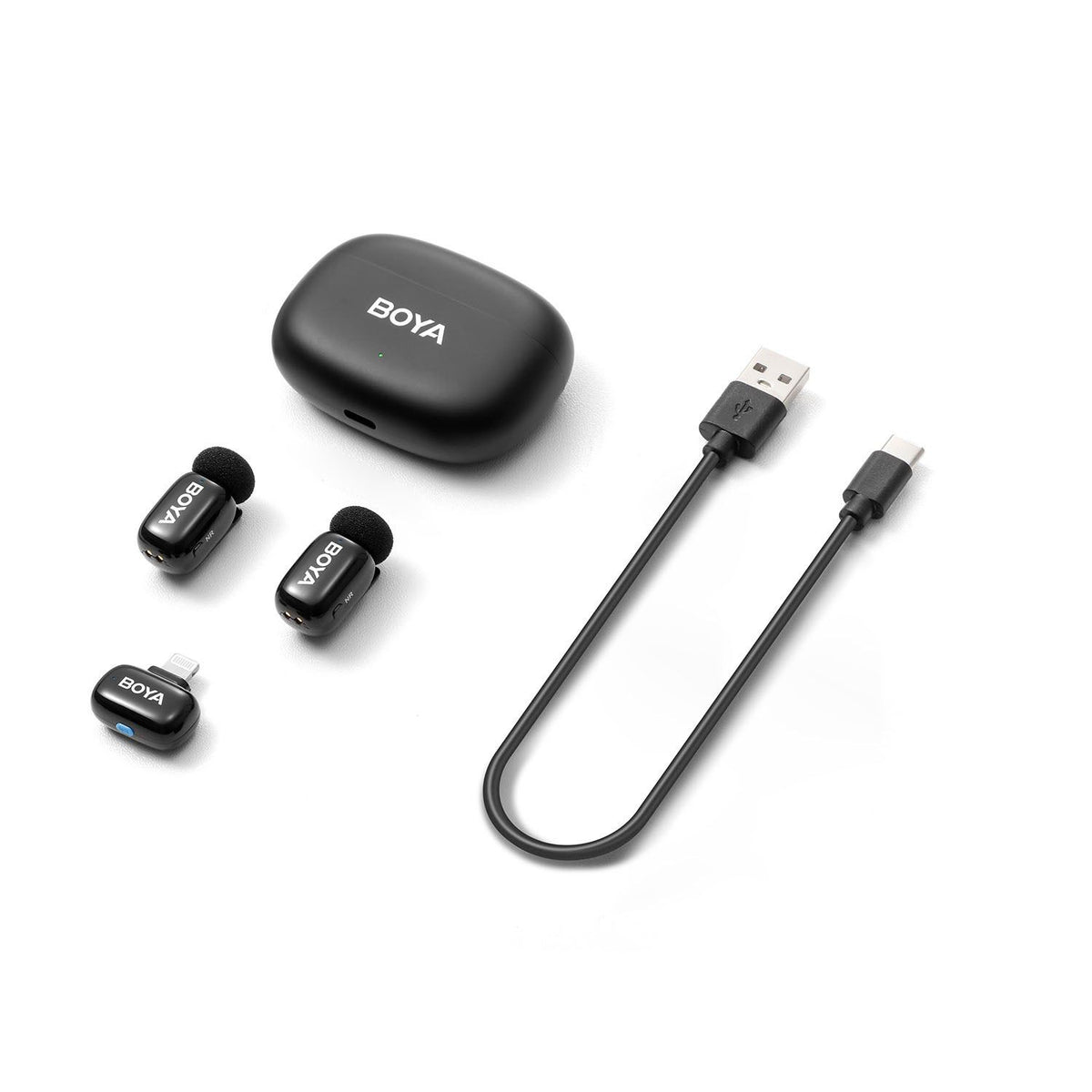Boya Trådløs Mikrofon Mini 2 AI Lightning 2.4GHz