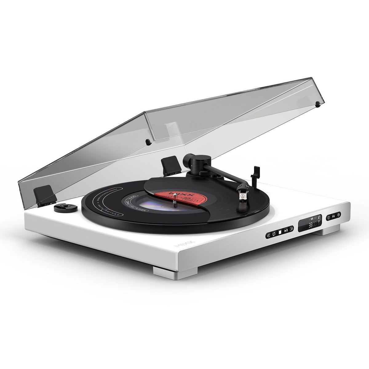 Mixx Analog Plus 2-i-1 Vinyl- og CD-Afspiller Hvid
