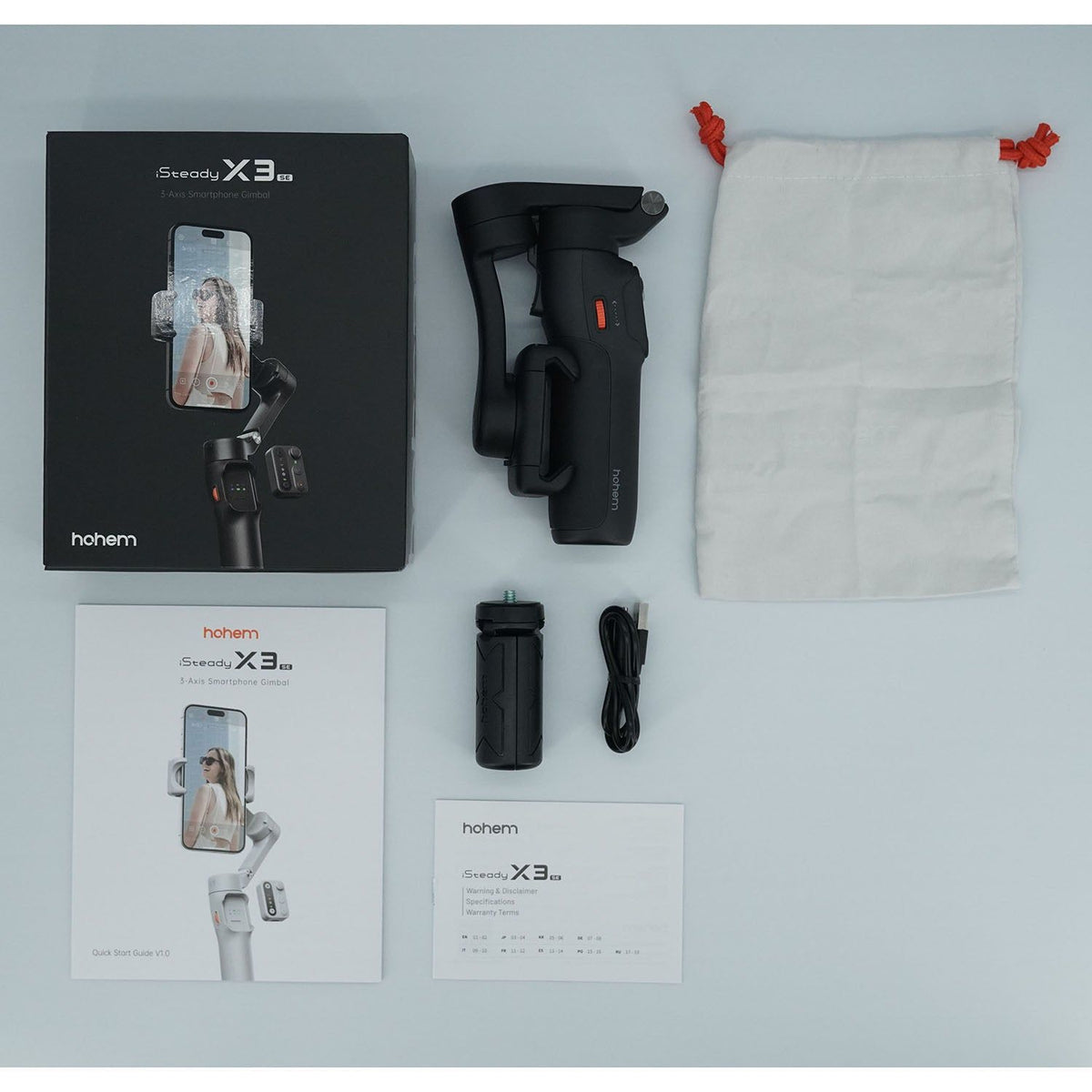 Hohem iSteady X3 SE Smartphone Gimbal Sort