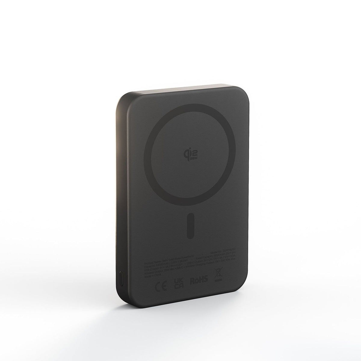 Zens Semi Solid State Powerbank Qi2.2 10 000 mAh Sort