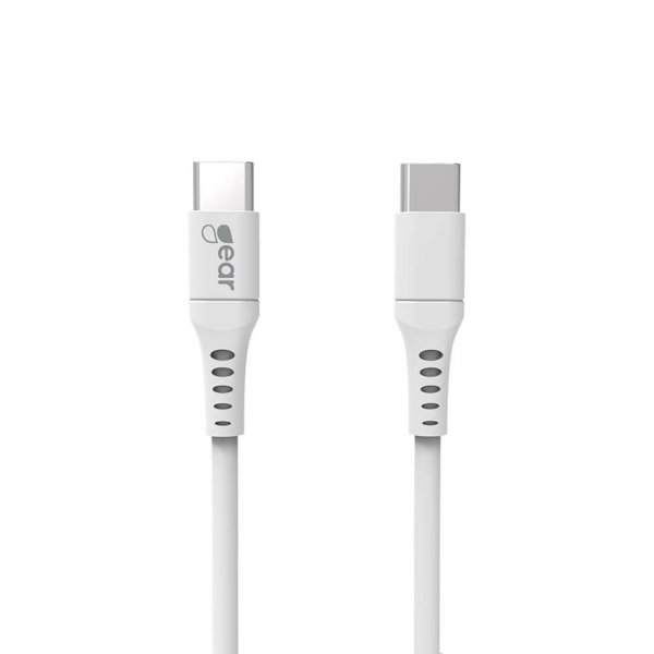 Gear USB-C til USB-C Kabel 2 meter Hvid
