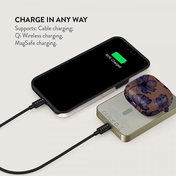 Burga Powerbank MagSafe 5000 mAh Velvet Night Guld