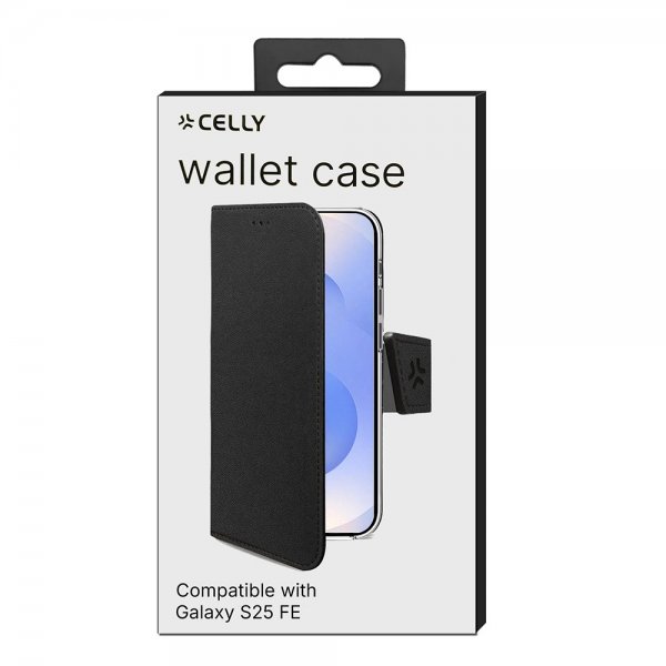 Celly Samsung Galaxy S25 FE Cover Wally Wallet Case Sort