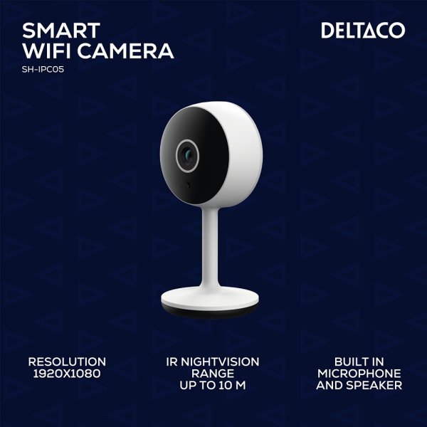 Deltaco Smart Home WiFi-kamera med Bevægelsesdetektion