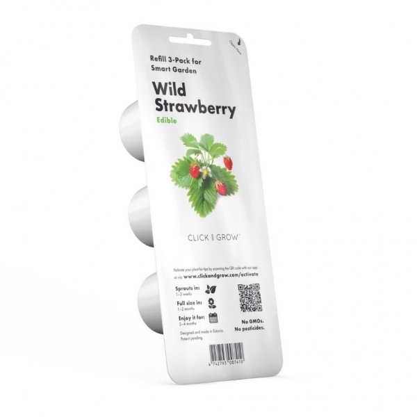 Click and Grow Smart Garden Refill 3-pak - Skovjordbær