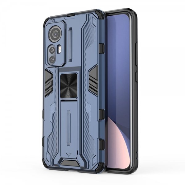 Xiaomi 12/12X Cover Stativfunktion Blå