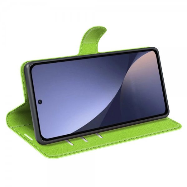 Xiaomi 13 Cover Litchi Grøn