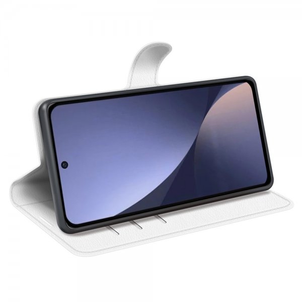 Xiaomi 13 Cover Litchi Hvid