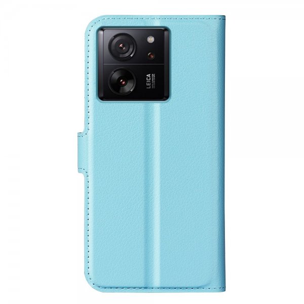 Xiaomi 13T/13T Pro Cover Litchi Blå