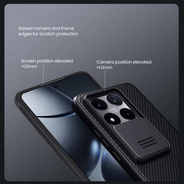 Nillkin Xiaomi 14T Cover CamShield Pro Sort