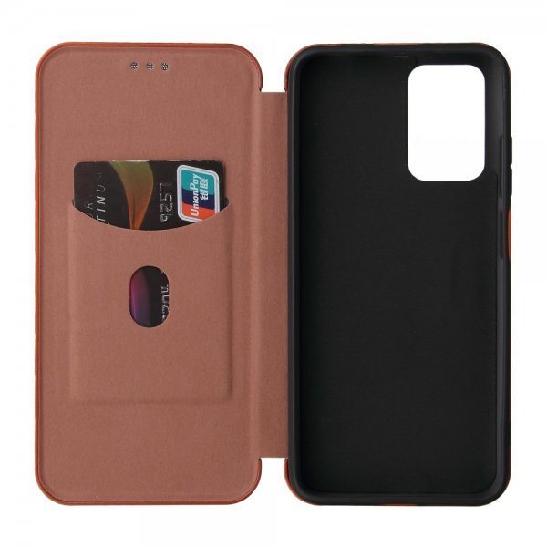 Xiaomi Redmi 10 Cover Kulfibertekstur Brun