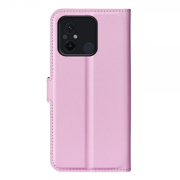 Xiaomi Redmi 12C Cover Litchi Pink