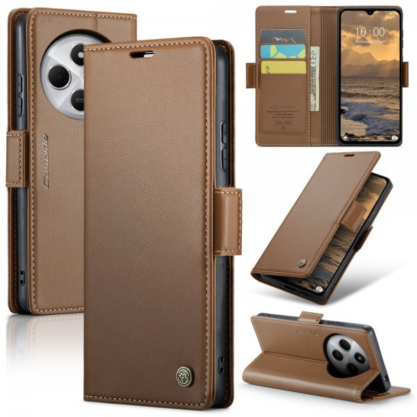 CaseMe Xiaomi Redmi 14C Cover 023 Series Brun