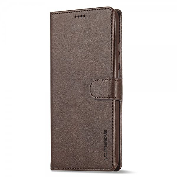 Lc.Imeeke Xiaomi Redmi Note 13 5G Etui med Kortlomme Stativfunktion Brun