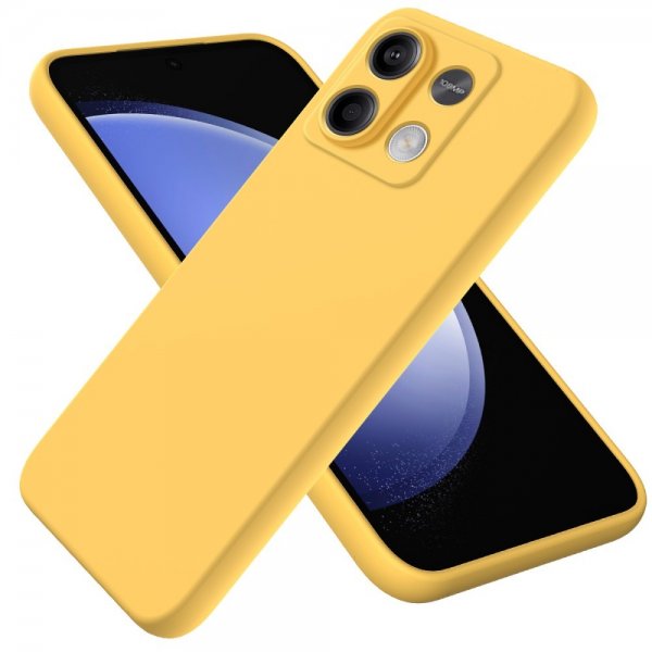 Xiaomi Redmi Note 13 5G Cover med Rem Silikone Gul