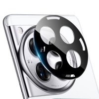 OnePlus 12 Kameralinsebeskytter i Hærdet Glas Sort