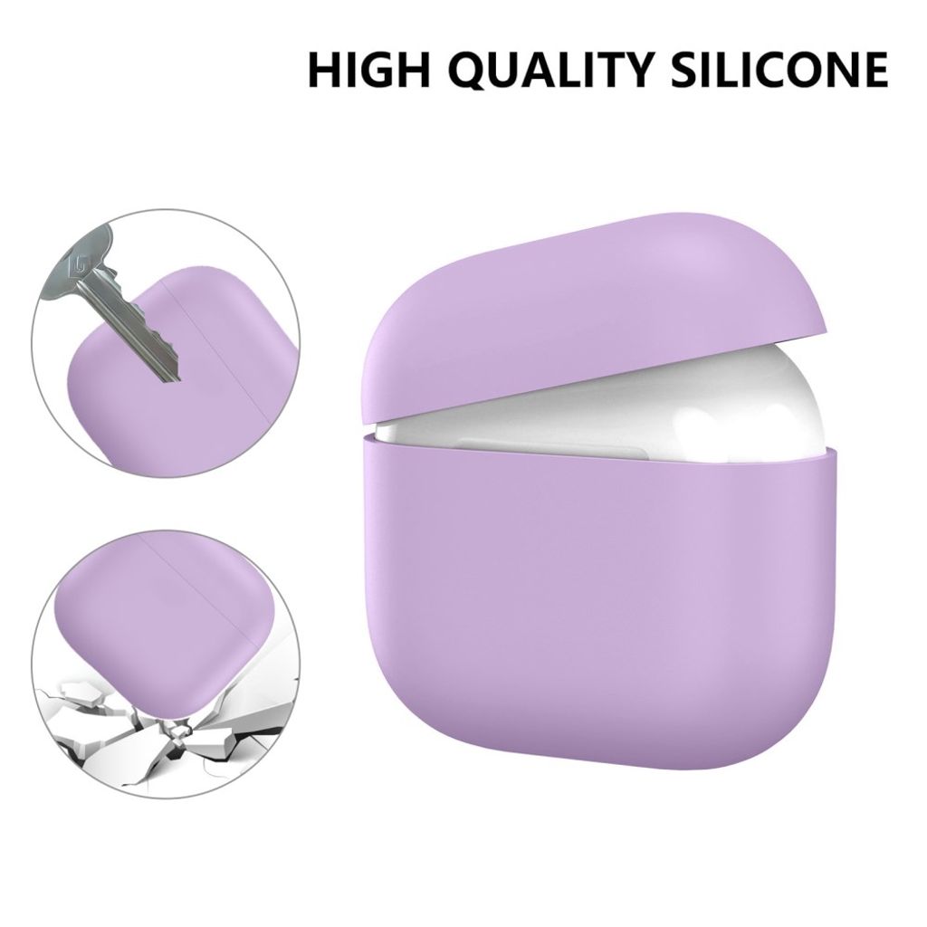 Ahastyle AirPods 4/5 Cover Silikone Lilla