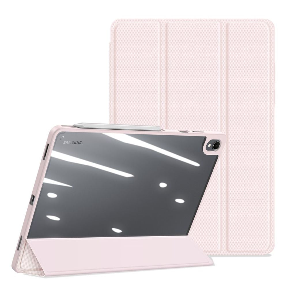 Dux Ducis Samsung Galaxy Tab S12 Plus Etui TOBY Series Lyserød