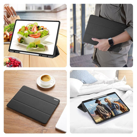 Dux Ducis Samsung Galaxy Tab S11 Ultra/S12 Ultra Etui DOMO Series Sort