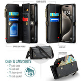 CaseMe iPhone 15 Pro Etui C36 Series Sort