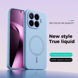 ABEEL Xiaomi 17T Pro Cover Silikone MagSafe Lyseblå