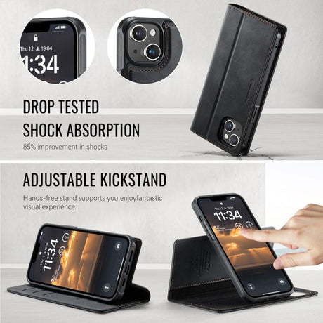 CaseMe iPhone 13 Etui C49 Series Sort