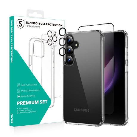 SiGN Samsung Galaxy S25 360 Komplet beskyttelsespakke