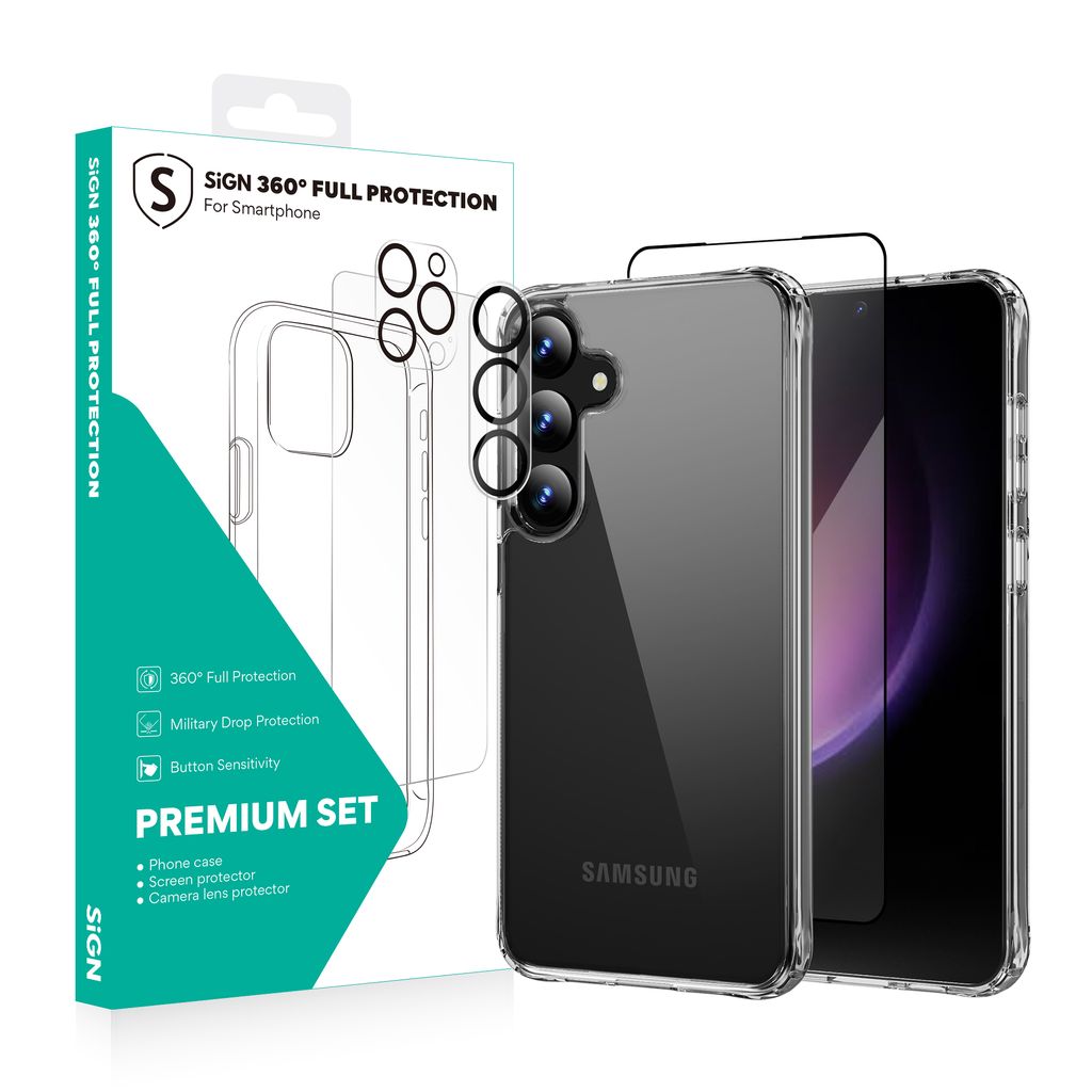 SiGN Samsung Galaxy S26 360 komplet beskyttelsespakke
