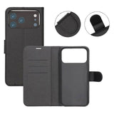 iPhone 17 Pro Etui med Kortlomme Stativfunktion Sort