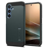 Spigen Samsung Galaxy S25 Cover Tough Armor MagFit Abyss Green