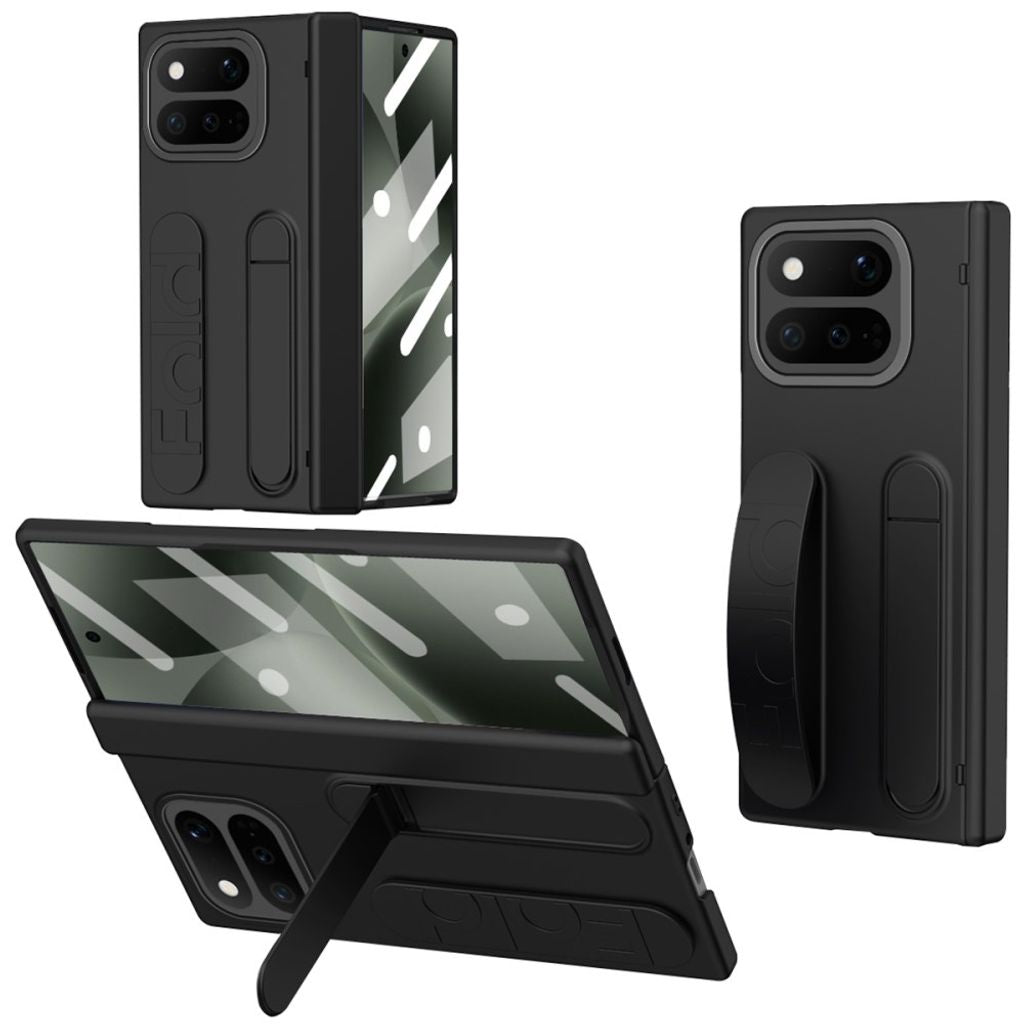 Google Pixel 11 Pro Fold Cover med Stativ & Håndgreb Sort