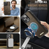 CaseMe iPhone 15 Pro Etui C49 Series Brun