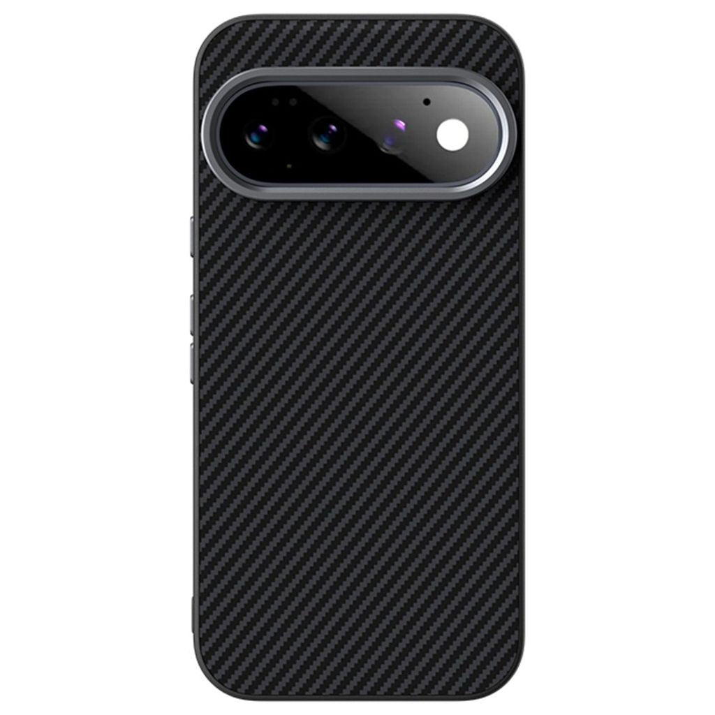 ABEEL Google Pixel 11 Cover Kulfiber tekstur MagSafe Sort