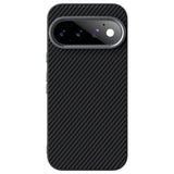 ABEEL Google Pixel 11 Cover Kulfiber tekstur MagSafe Sort