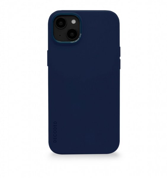 Decoded iPhone 14 Plus Cover Silikone Backcover Navy Peony