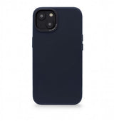 Decoded iPhone 14 Plus Cover Læder Bagside Navy