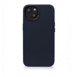 Decoded iPhone 14 Plus Cover Læder Bagside Navy