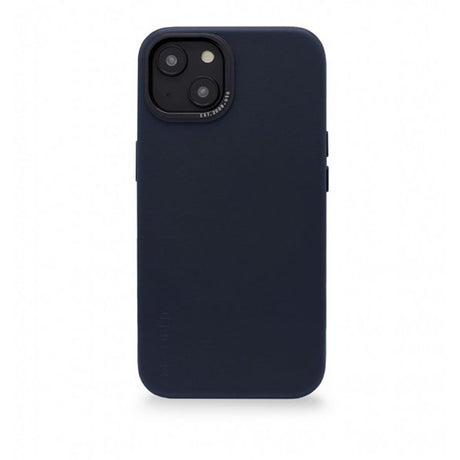 Decoded iPhone 14 Plus Cover Læder Bagside Navy