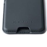 Mujjo MagSafe Kortholder Full Leather Magnetic Wallet Basalt