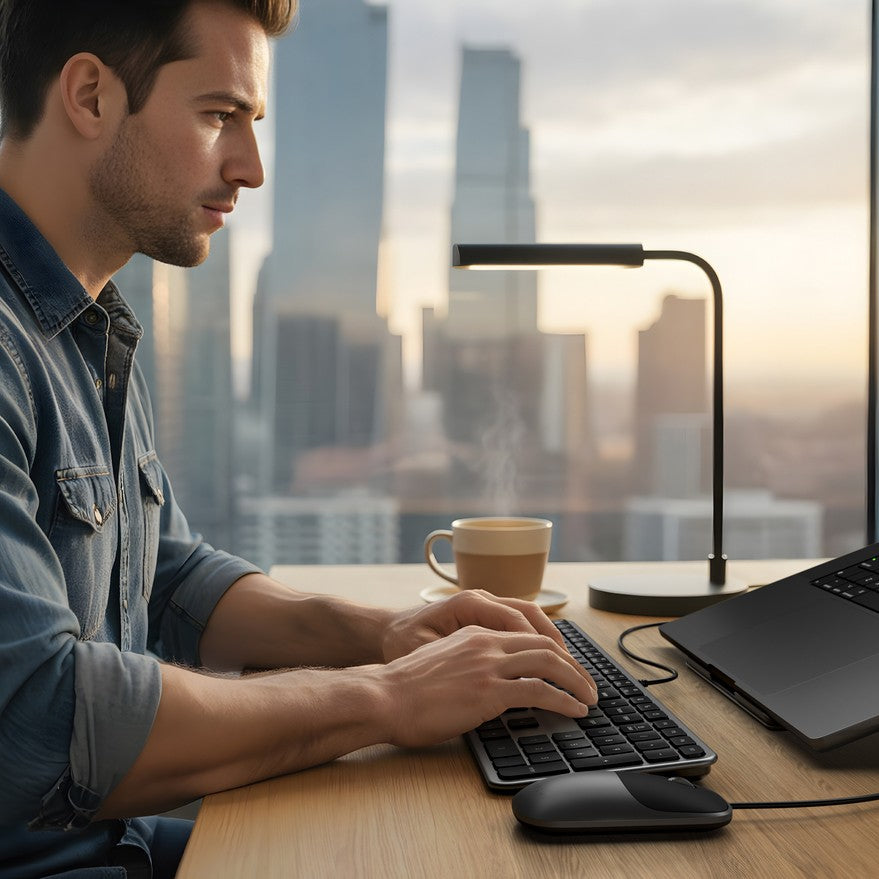 Satechi Kablet Tastatur Slim LX3 USB-C/USB-A Sort
