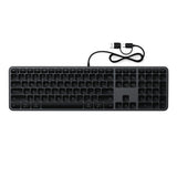 Satechi Kablet Tastatur Slim LX3 USB-C/USB-A Sort