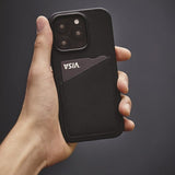 Mujjo iPhone 16 Pro Cover Full Leather Wallet Case Sort