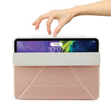Pipetto iPad Air 10.9 (gen 4/5) Cover Metallic Origami Sølv
