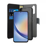 Puro Samsung Galaxy A35 Cover Wallet Detachable 2-i-1 Sort