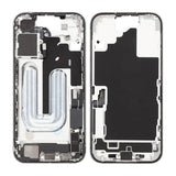 Midterramme med smådele til iPhone 16 - Hvid OEM