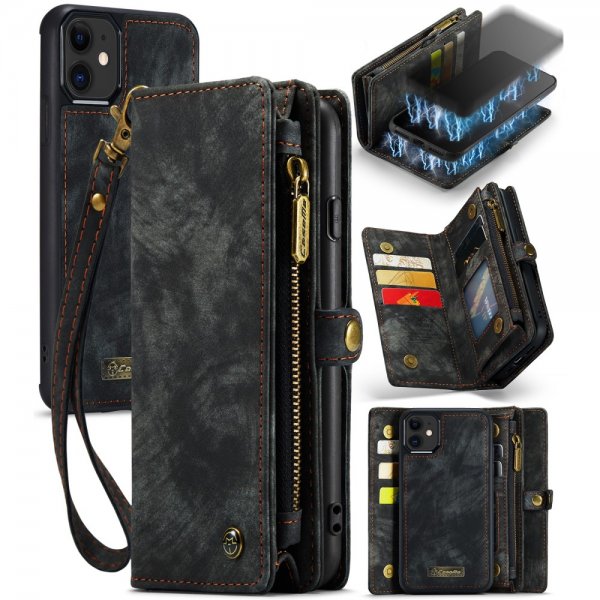 CaseMe iPhone 11 008 Series Aftageligt Cover Grå